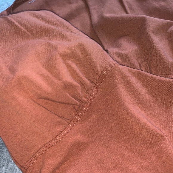 NWT! Abercrombie orange ruched tank top - Picture 4 of 4